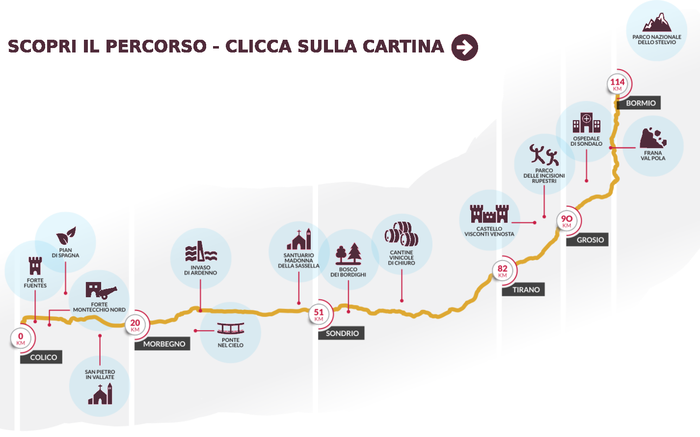cartina percorso sentiero valtellina